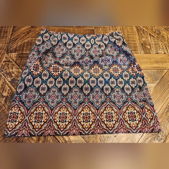 Loft Brushed Corduroy Shift Skirt Size 6 - Picture 11 of 13